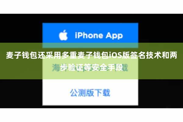 麦子钱包还采用多重麦子钱包iOS版签名技术和两步验证等安全手段