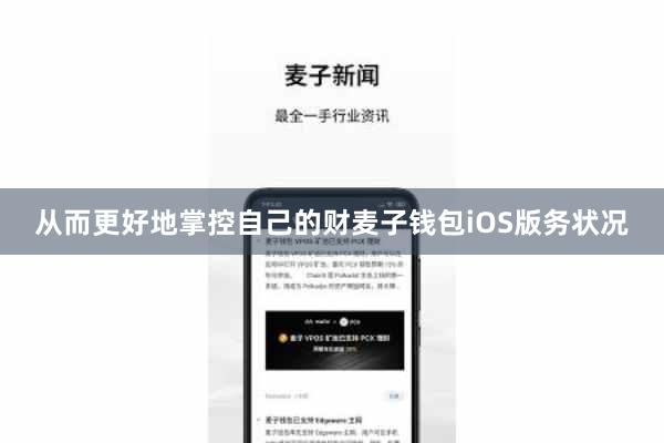 从而更好地掌控自己的财麦子钱包iOS版务状况