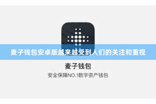 麦子钱包安卓版越来越受到人们的关注和重视